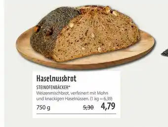 Superbiomarkt Haselnussbrot Steinofenbäcker Angebot