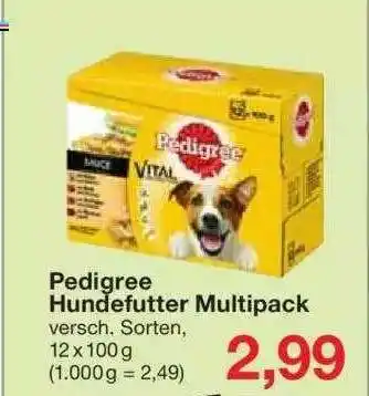 Jawoll Pedigree Hundefutter Multipack Angebot