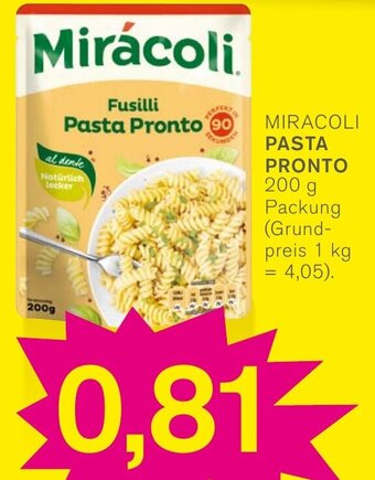 KODi Miracoli Pasta Pronto 200g Angebot