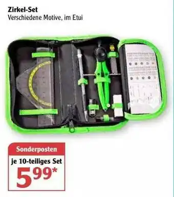 Globus Zirkel-set Angebot