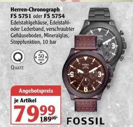 Fossil discount fs 5754