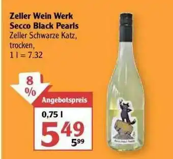 Globus Zeller Wein Werk Secco Black Pearls Angebot