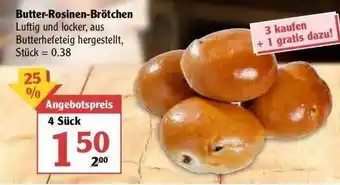 Globus Butter-rosinen-brötchen Angebot