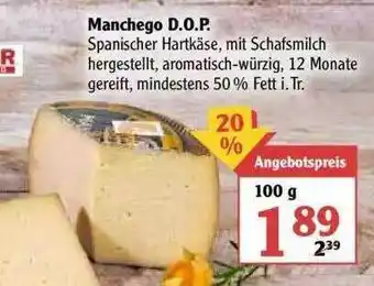 Globus Manchego D.o.p. Angebot