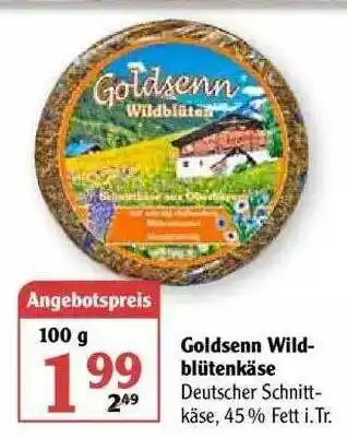 Globus Goldsenn Wild-blütenkäse Angebot