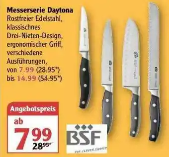 Globus Messerserie Daytona Angebot