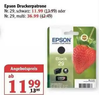 Globus Epson Druckerpatrone Angebot