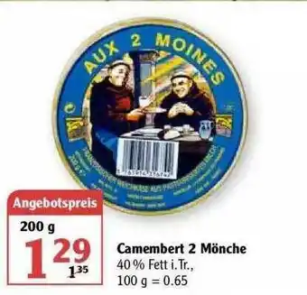 Globus Camembert 2 Mönche Angebot