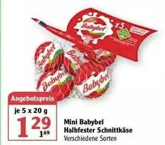 Globus Mini Babybel Halbfester Schnittkäse Angebot