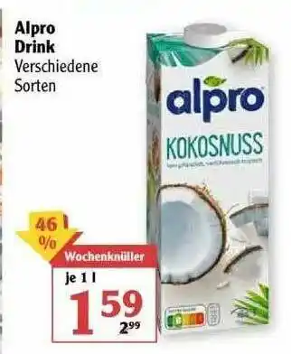 Globus Alpro Drink Angebot