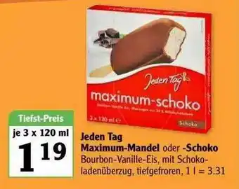 Globus Jeden Tag Maximum-mandel Oder -schoko Angebot