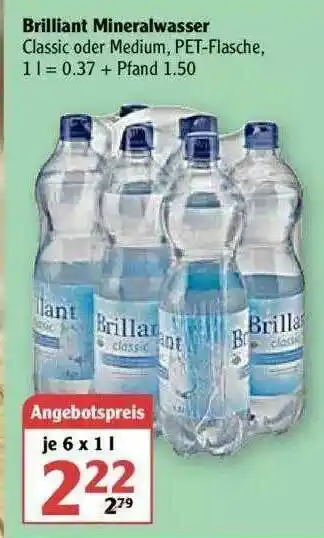 Globus Brilliant Mineralwasser Angebot