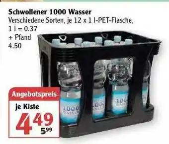 Globus Schwollener 1000 Wasser Angebot