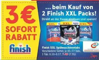 Globus Finish Xxl Spülmaschinentabs Angebot