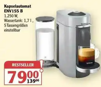 Globus Kapselautomat Env155 B Angebot