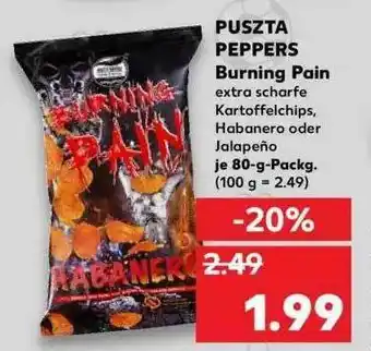 Kaufland Puszta Peppers Burning Pain Angebot