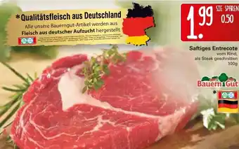 WEZ Bauern Gut Saftiges Entrecote 100g Angebot