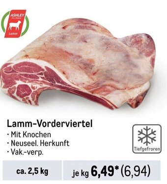 METRO ASHLEY Lamm-Vorderviertel kg Angebot