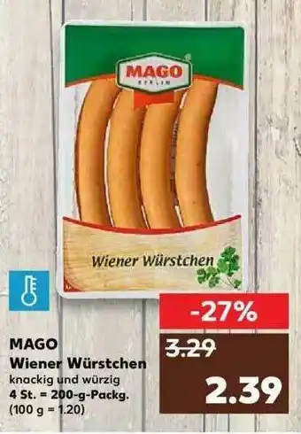 Kaufland Mago Wiener Würstchen Angebot