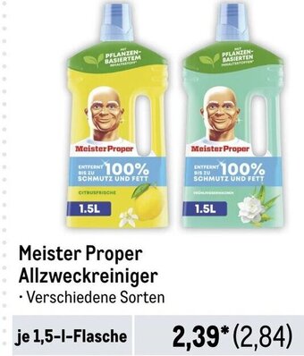 METRO Meister Proper Allzweckreiniger 1.5L Angebot