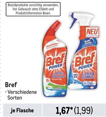 METRO Bref • Verschiedene Sorten je Flasche Angebot