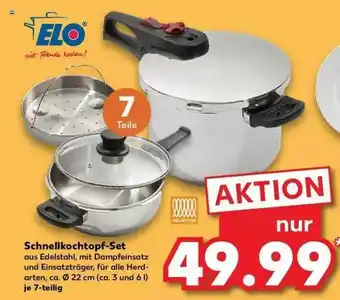 Kaufland Elo Schnellkochtopf-set Angebot