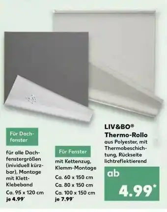 Kaufland Liv & Bo Thermo-rollo Angebot