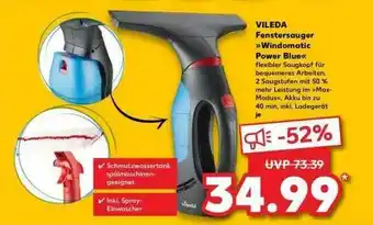 Kaufland Vileda Fenstersauger „windomatic Power Blue.” Angebot