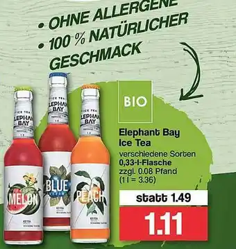 Famila Nord West Elephant Bay Ice Tea Angebot