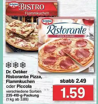 Famila Nord West Dr. Oetkker Ristorante Pizza, Flammkuchen Piccola Angebot