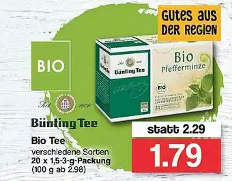 Famila Nord West Bünting Tee Bio Tee Angebot