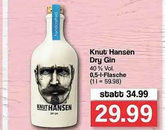 Famila Nord West Knut Hansen Dry Gin Angebot