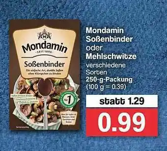 Famila Nord West Mondamin Soßenbinder Angebot