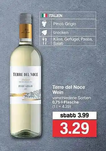 Famila Nord West Terre Del Noce Wein Angebot