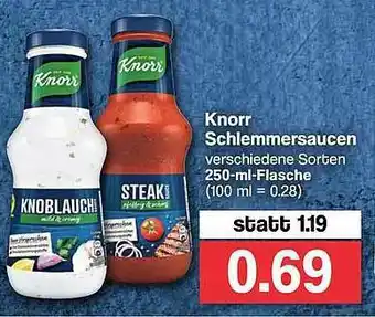 Famila Nord West Knorr Schlemmersaucen Angebot