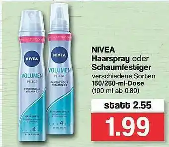 Famila Nord West Nivea Haarspray Angebot