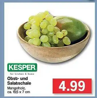 Famila Nord West Kesper Obst- Und Salatschale Angebot