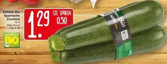 WEZ Edeka Bio Spanische Zucchini 500g Angebot