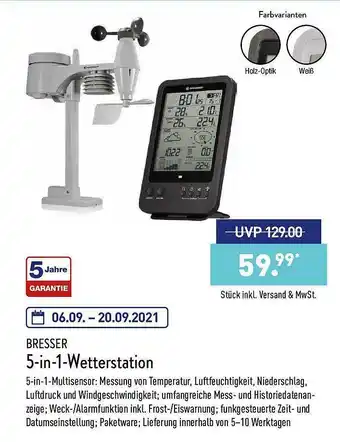 Aldi Nord Bresser 5in1-wetterstation Angebot