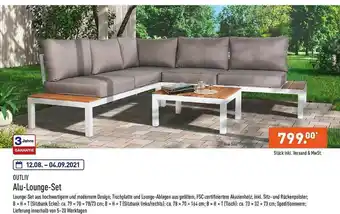 Aldi Nord Outlive Alu-lounge-set Angebot