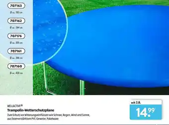 Aldi Süd Wellactive Trampolin-wetterschutzplane Angebot