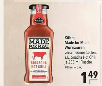 CITTI Markt Kühne Made For Meat Würzsaucen Angebot