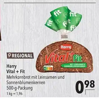 CITTI Markt Harry Vital + Fit Angebot