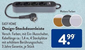 Aldi Süd EASY HOME Design-Steckdosenleiste Angebot