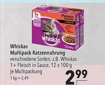 CITTI Markt Whiskas Multipack Katzennahrung Angebot