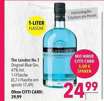 CITTI Markt The London No.1 Angebot