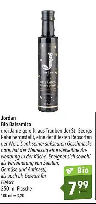 CITTI Markt Jordan Bio Balsamico Angebot