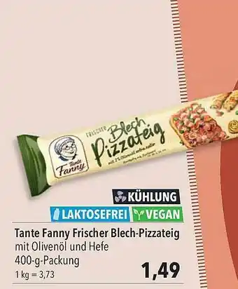 CITTI Markt Tante Fanny Frischer Blech-pizzateig Angebot