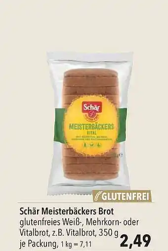 CITTI Markt Schär Meisterbäckers Brot Angebot