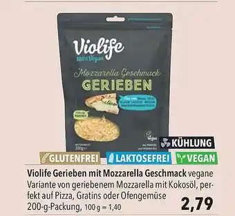 CITTI Markt Violife Gerieben Mit Mozzarella Geschmack Angebot